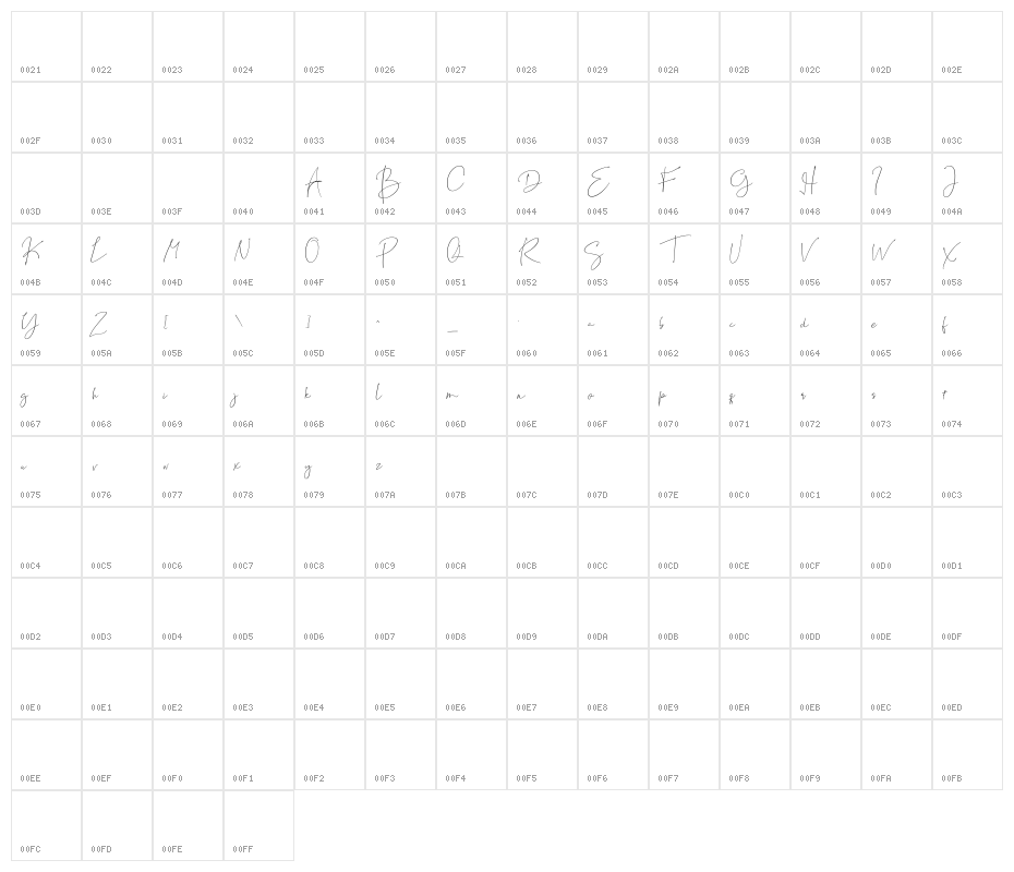 Best Deals Regular Character Map