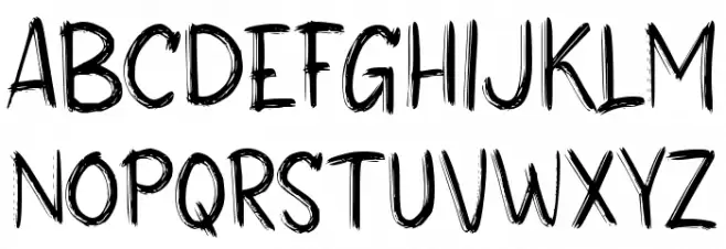 Best Friend Font Litere mari