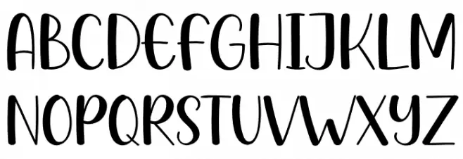 Best Friend Schriftart Groß