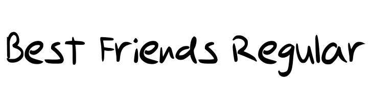 Best Friends Regular  font caratteri gratis