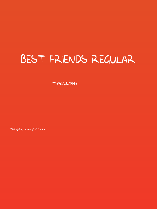 Best Friends Regular Poster