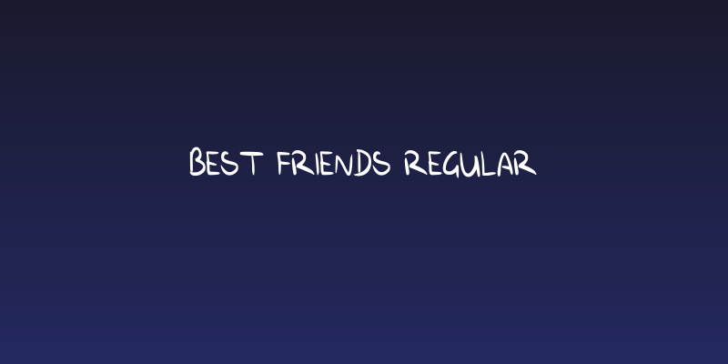 Best Friends Regular Social Header