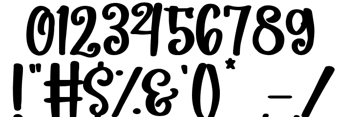 Best Jolly Font OTHER CHARS