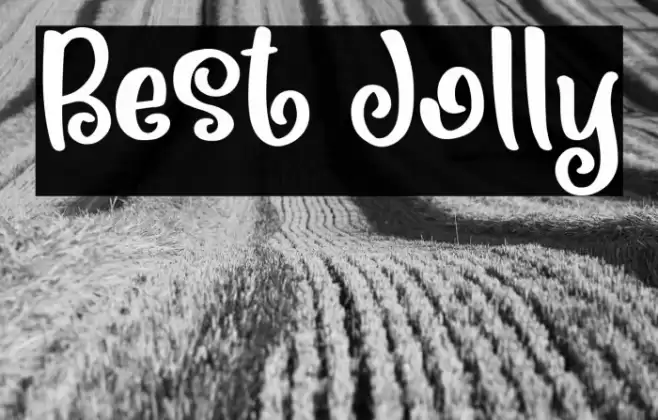 Best Jolly Шрифта examples