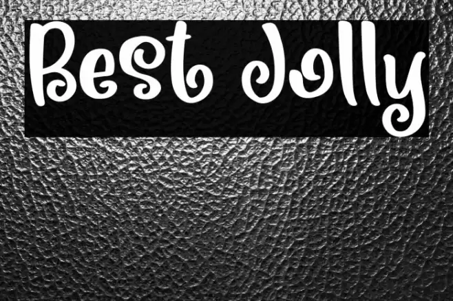 Best Jolly Шрифта examples