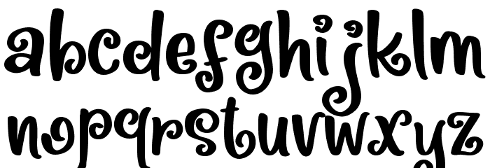 Best Jolly Font LOWERCASE