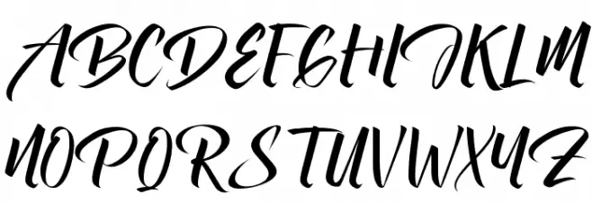 Best Journey Demo Schriftart Groß