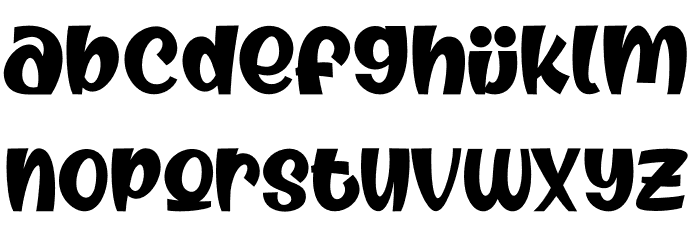 Best Kids Font LOWERCASE