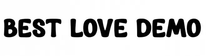 Best Love DEMO  Frei Schriftart Herunterladen