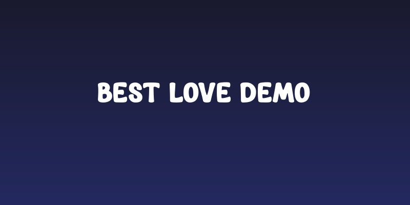 Best Love DEMO Social Header
