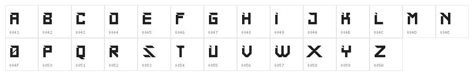 Best Love Song Regular Character Map