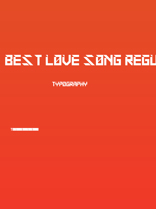 Best Love Song Regular Poster