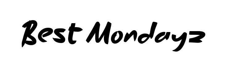 Best Mondayz  नि: शुल्क फ़ॉन्ट्स डाउनलोड