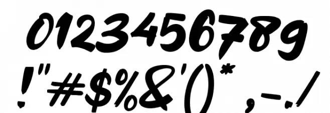 Best Mondayz Font OTHER CHARS