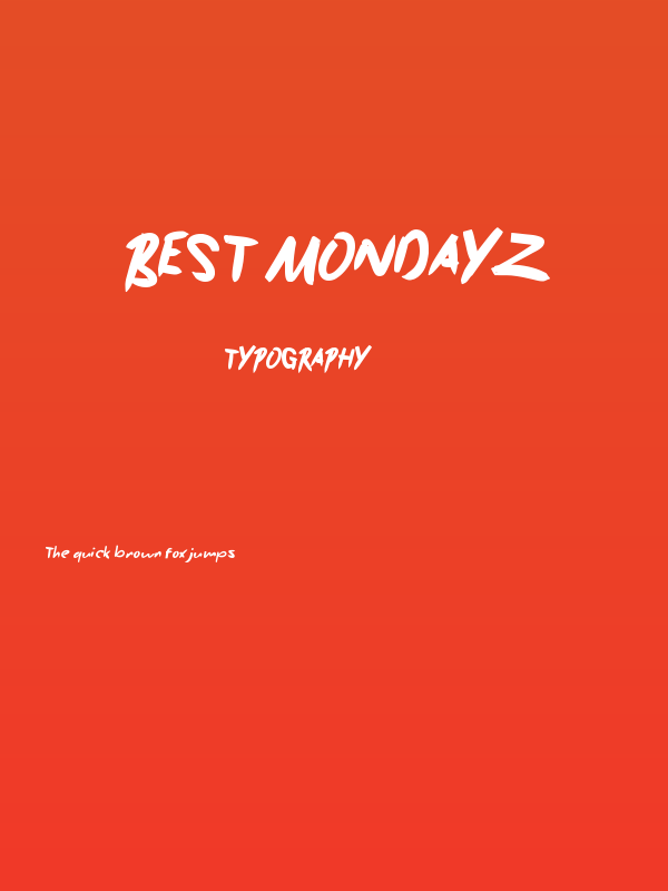 Best Mondayz Poster