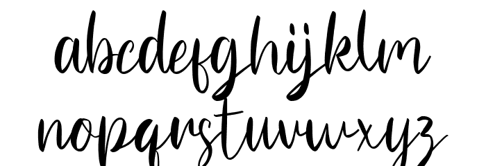 Best Move Font LOWERCASE