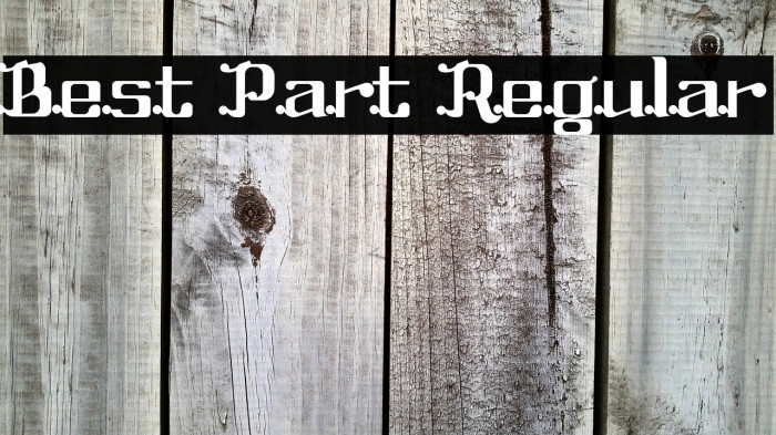 Best Part Regular Example 2