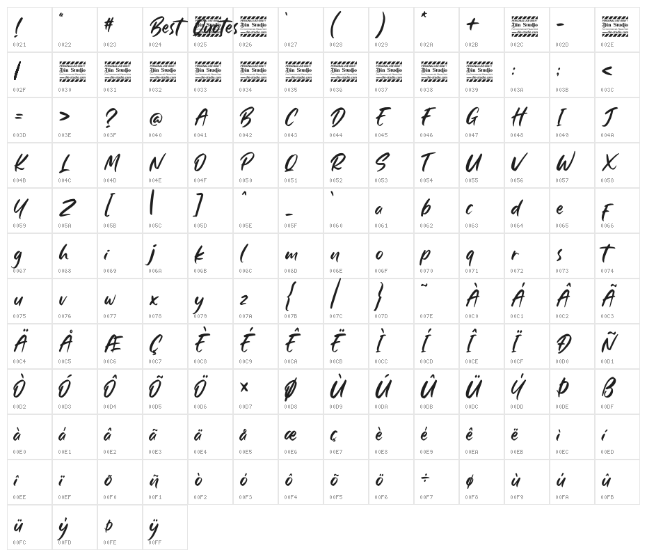 Best Quotes Personal Use Character Map