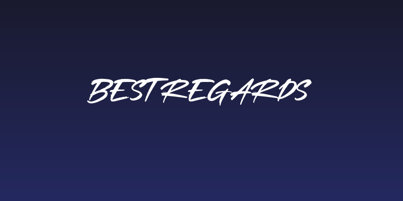 Best Regards Social Header