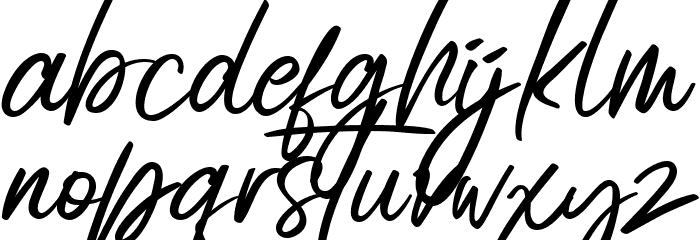 Best Rock Font LOWERCASE