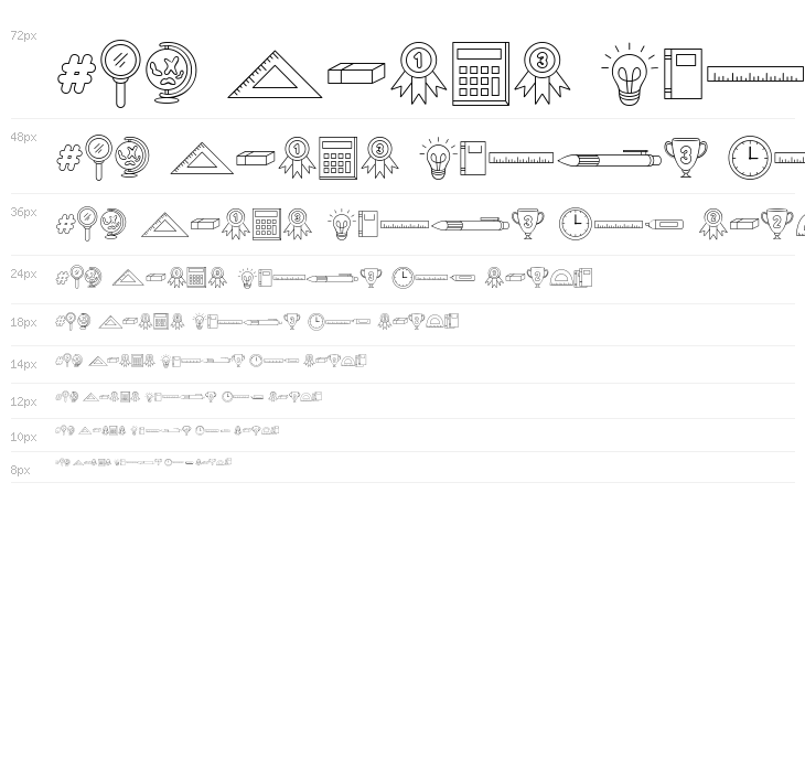 Best School Dingbat Waterfall