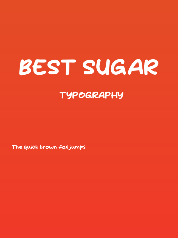 Best Sugar Poster