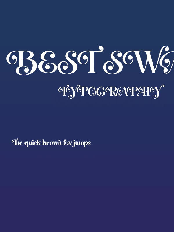 Best Swashed PERSONAL USE Regular Poster
