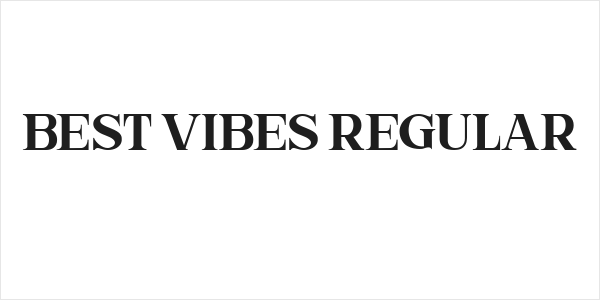 Best Vibes Regular Logo