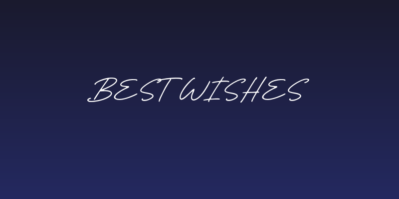 Best Wishes Social Header