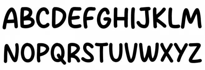 Best Work Schriftart Groß