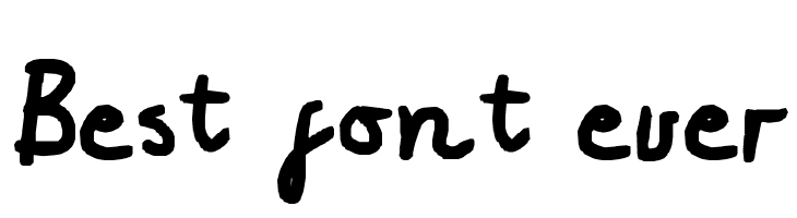 Best font ever Font