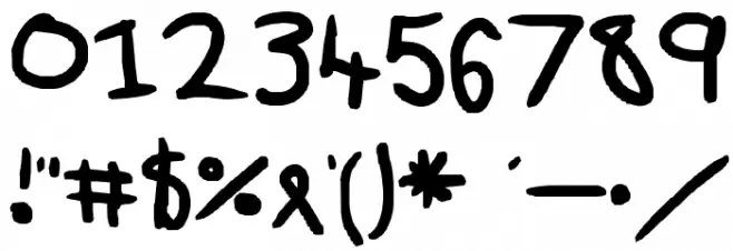 Best font ever Font OTHER CHARS