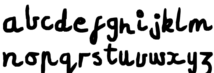 Best font ever Font LOWERCASE