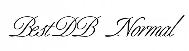 BestDB Normal  baixar fontes gratis