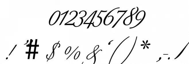 BestDB Normal Font OTHER CHARS