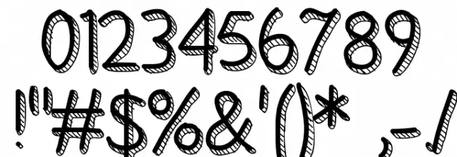 BestDayEver Font OTHER CHARS