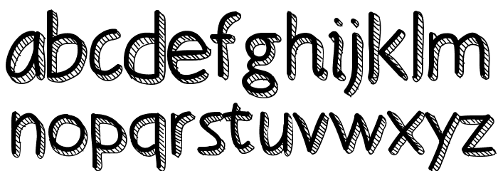 BestDayEver Font LOWERCASE