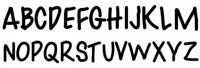 BestFontEvar Schriftart Groß