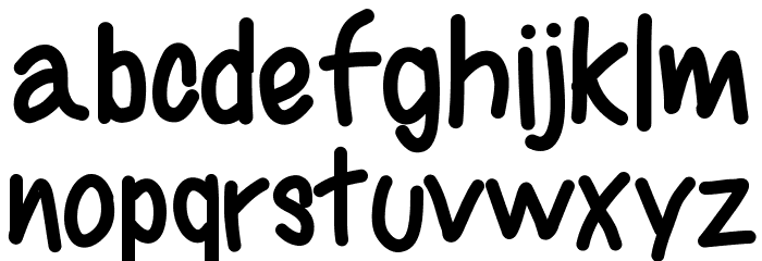 BestFontEvar Font LOWERCASE
