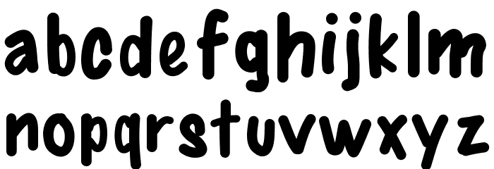BestMarker Font LOWERCASE