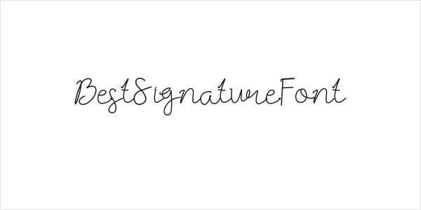 BestSignatureFont Logo