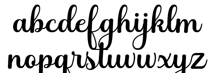 BestValentina Font LOWERCASE