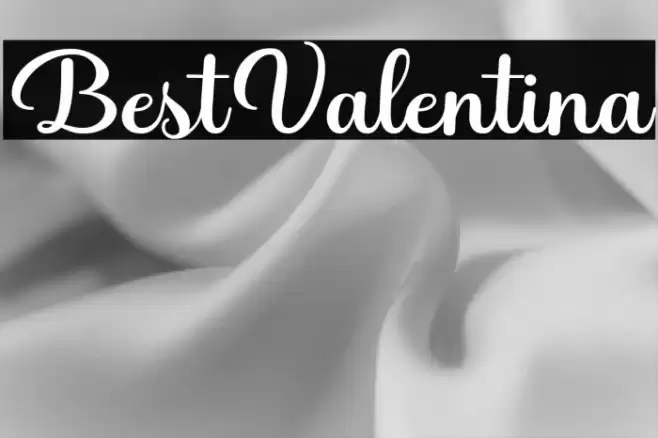 BestValentina Font examples