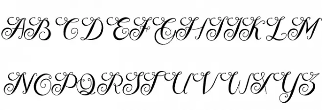 Besta Loving Schriftart Groß