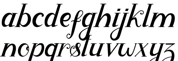 Besta Loving Font LOWERCASE