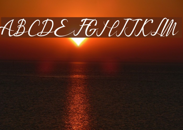 Bestalia PU Font examples