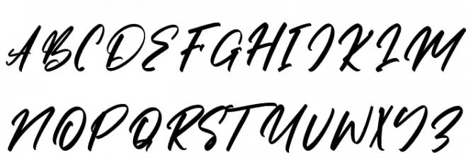 Bestallie Schriftart Groß