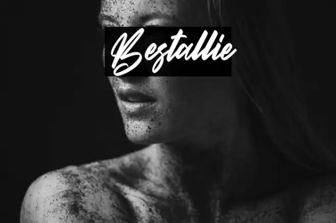 Bestallie 字体 examples