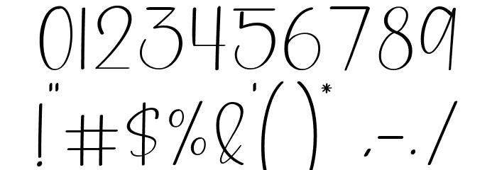 Bestand Font OTHER CHARS
