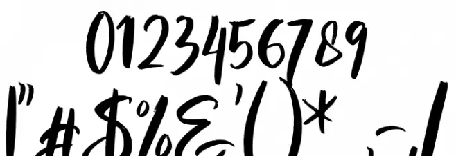 Bestania Font OTHER CHARS